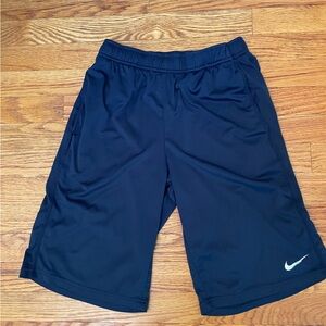 Nike Youth Dark Blue Athletic Shorts